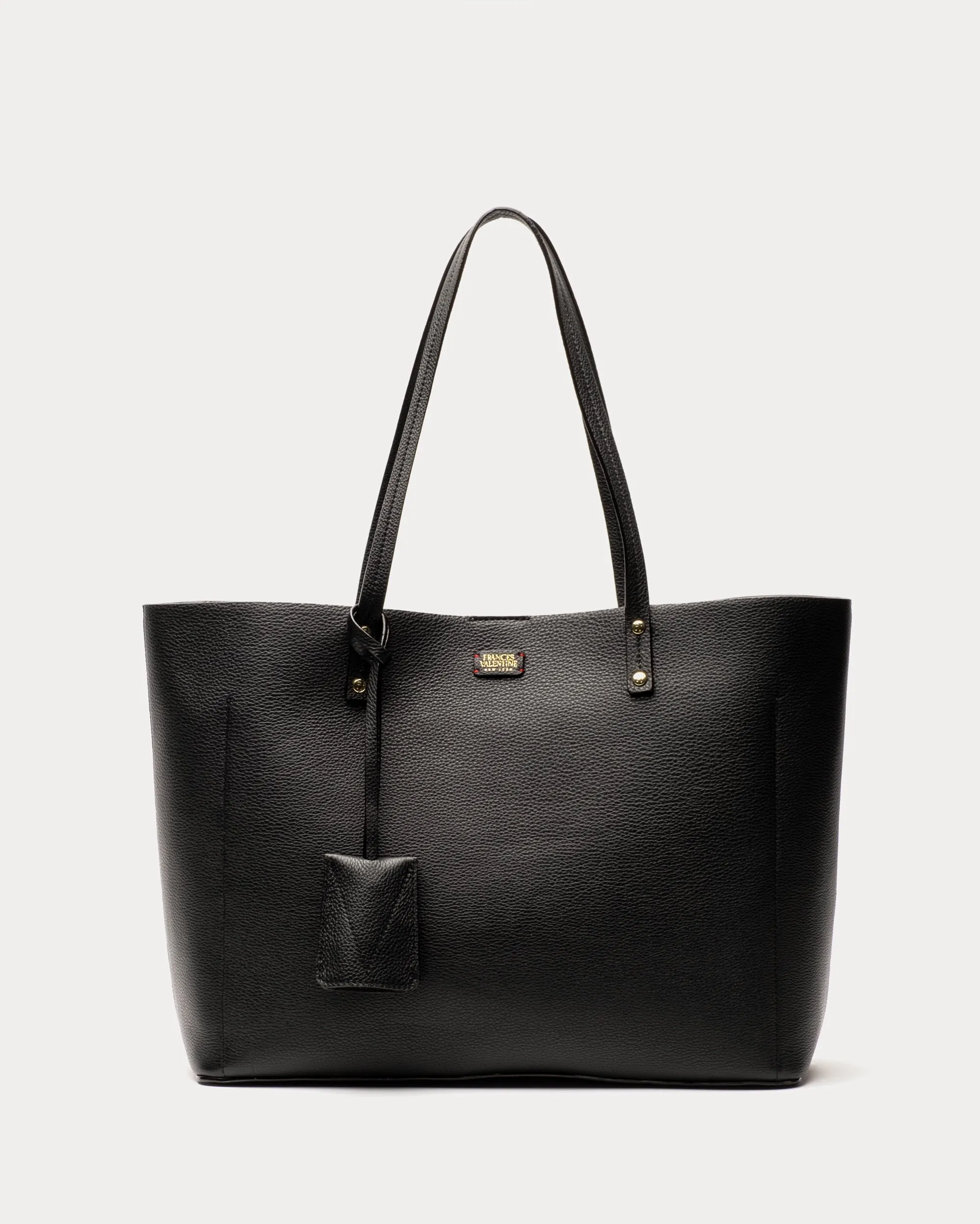 Trixie Tote Tumbled Leather Black