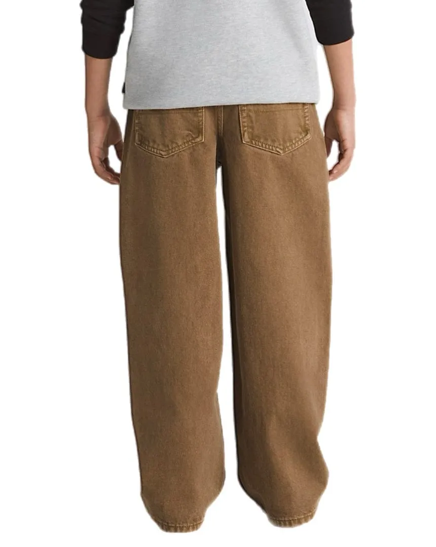 Vans Check-5 Baggy Denim Pants - Sepia