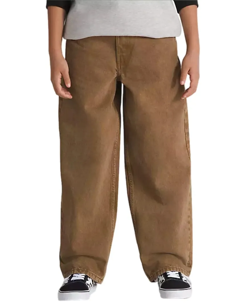 Vans Check-5 Baggy Denim Pants - Sepia