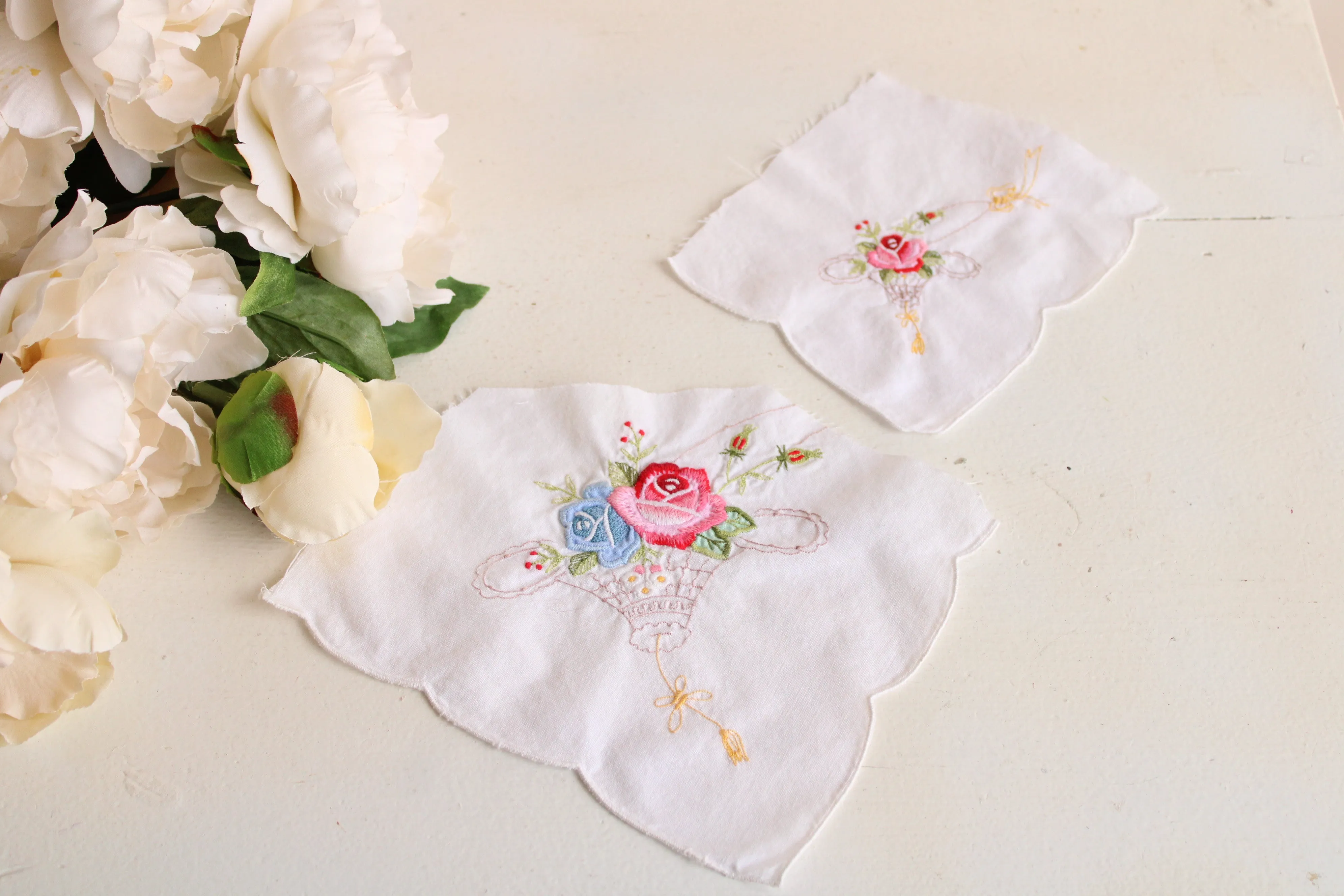 Vintage 1950s Embroidered Appliques