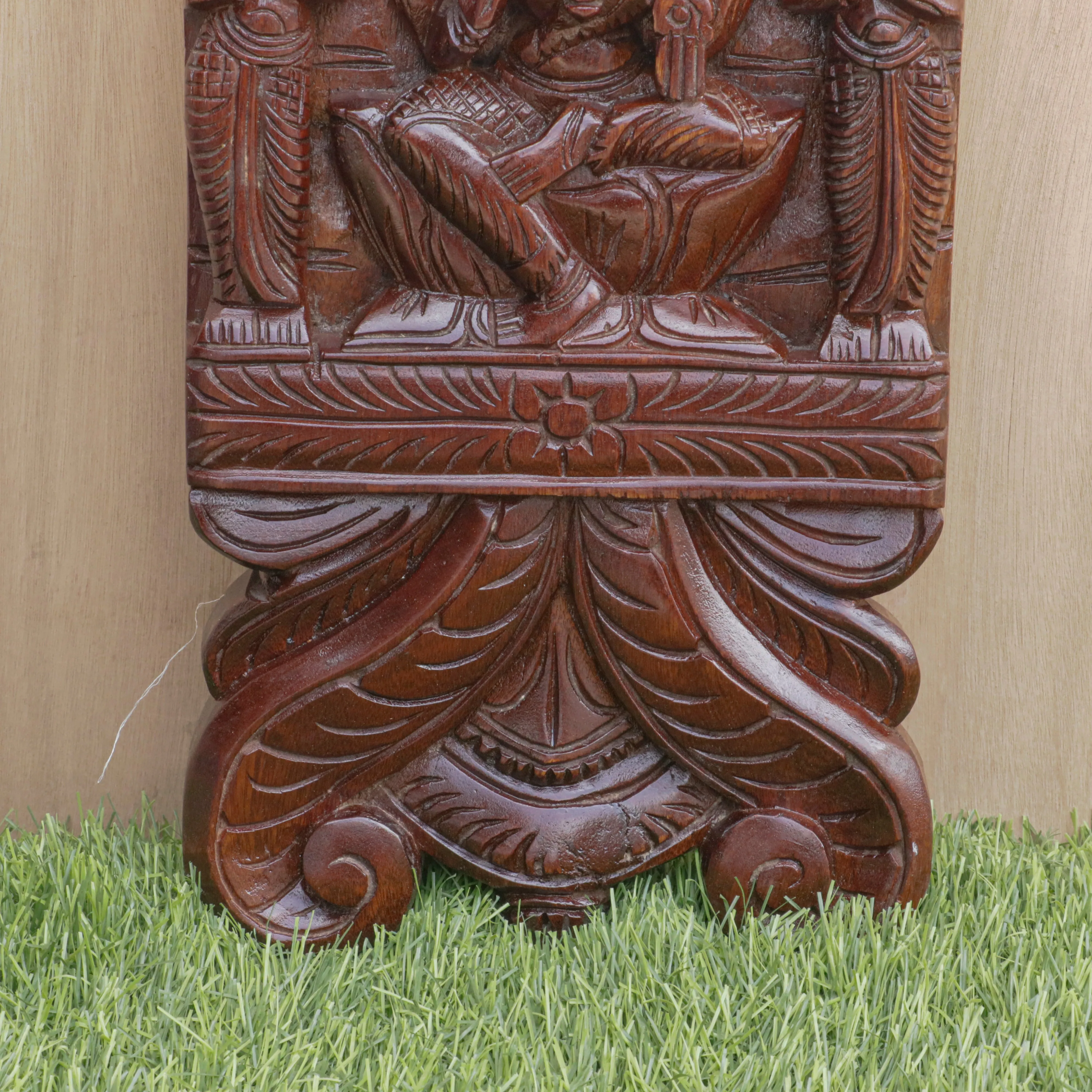 Wooden Carved God Panel